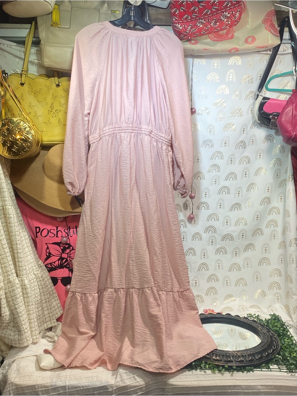 a new day Dusty Blush Long Sleeve Maxi Dress - Picture 10 of 10